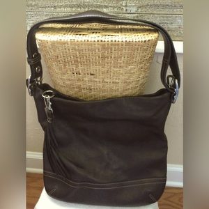 Coach soho slim hobo leather